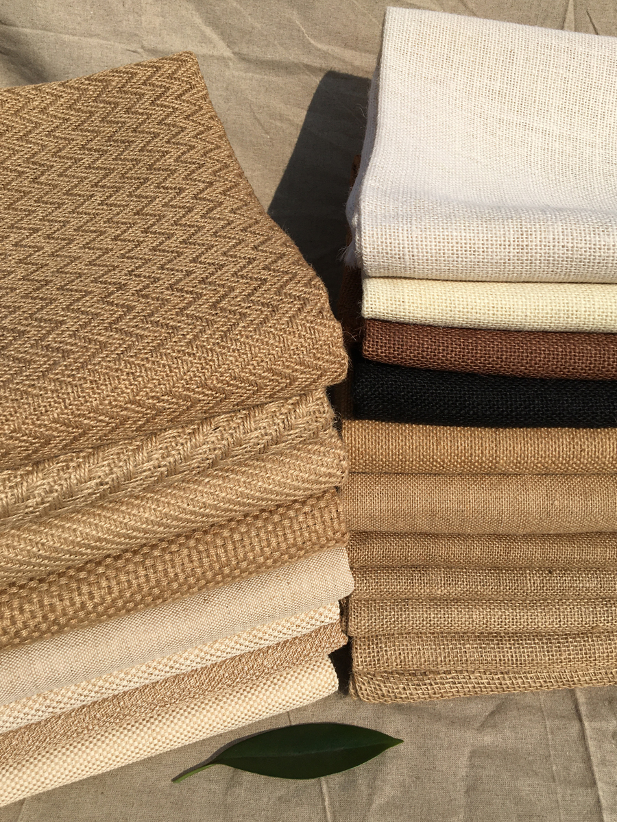 麻布黄麻布料粗麻摄影背景麻袋布diy手工布茶席海绵垫