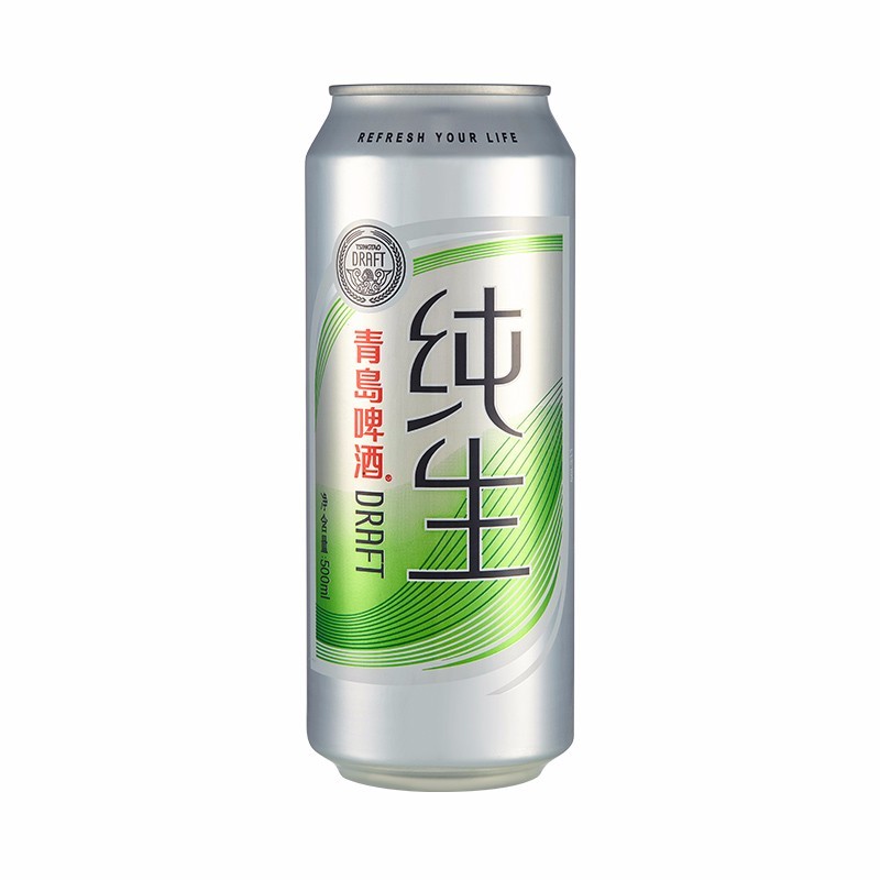 青岛啤酒青岛纯生啤酒500ml12听整箱包邮啤酒