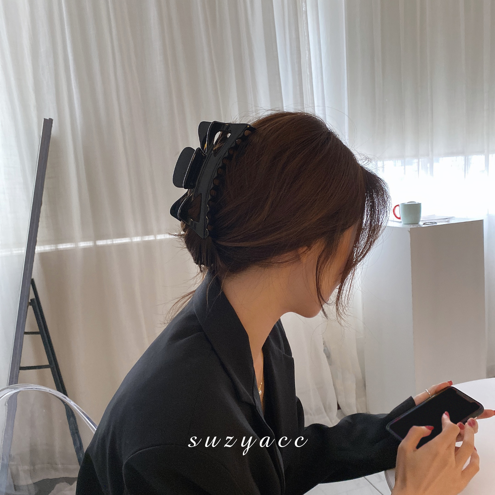 韩国超发夹发饰品夹子头发夹头鲨鱼抓夹女网红后脑勺发饰