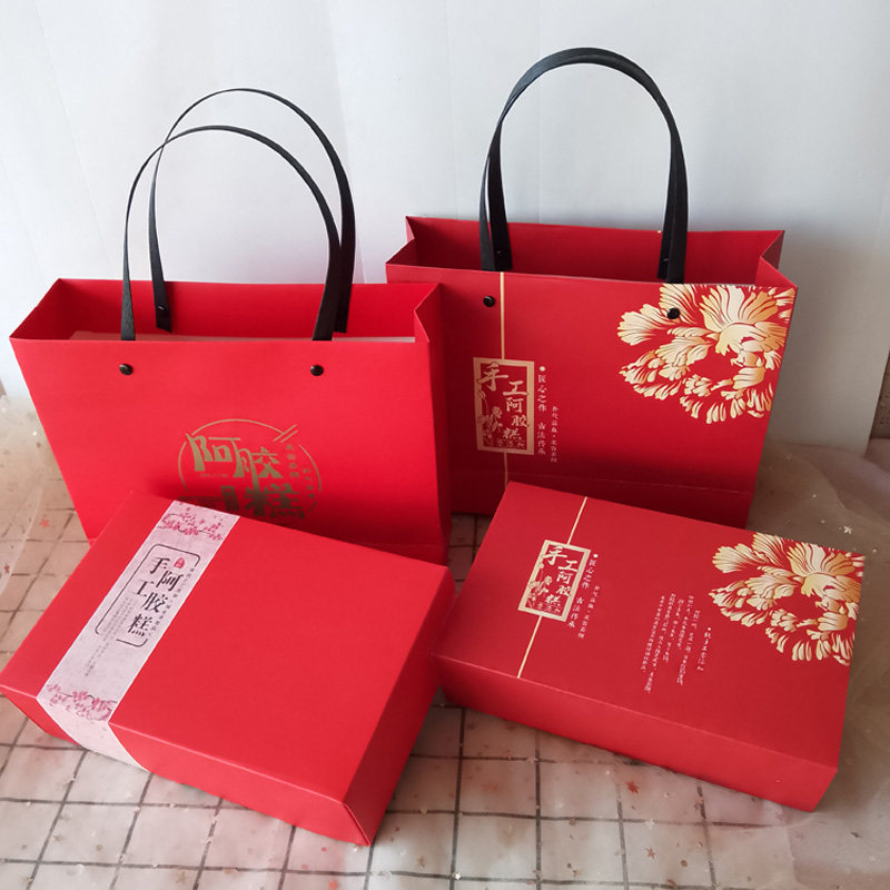 阿胶包装盒一斤高档500g礼盒纯手工创意中国风礼品盒