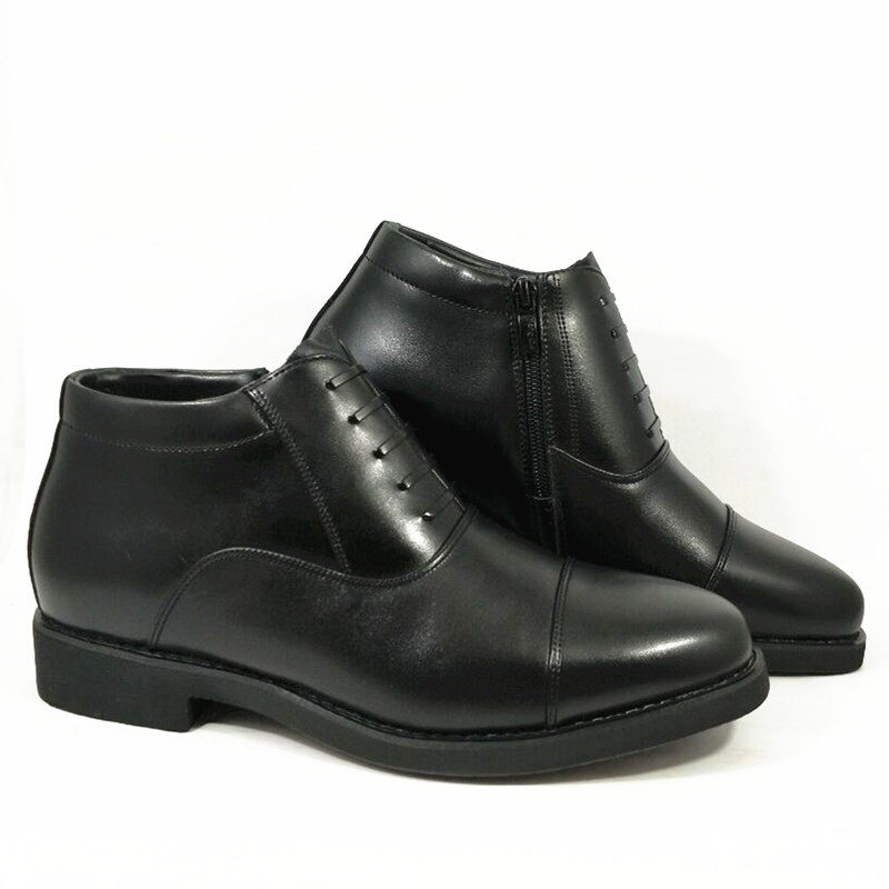 冬季防寒三接头真皮羊毛靴棉靴毛皮鞋商务务正时装靴