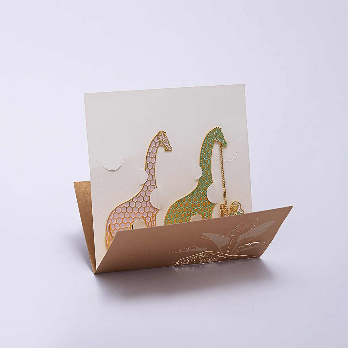 中国国家博物馆长颈鹿书签套装闺蜜国风创意学生生女博物馆书签