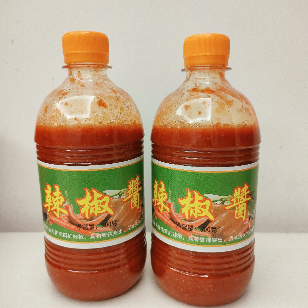 王松辣椒酱500g5瓶温州人儿儿时味道特色调料辣椒酱