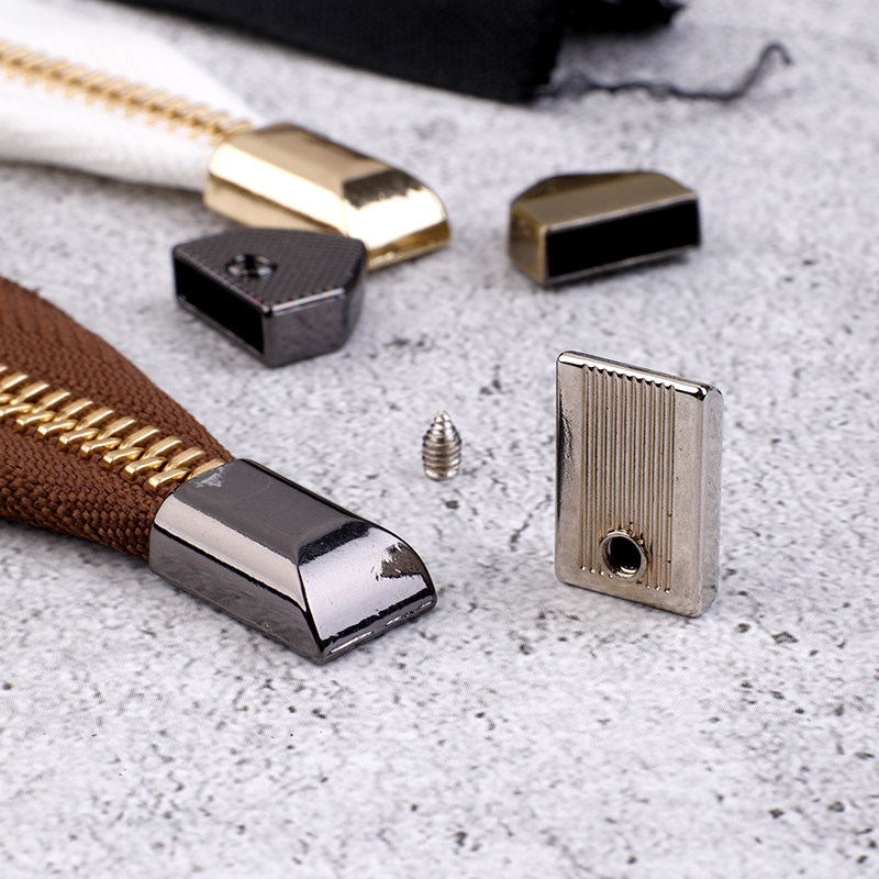 拉链尾夹手工皮具工具拉链配件金属尾端止口尾扣diy辅料尾端封口