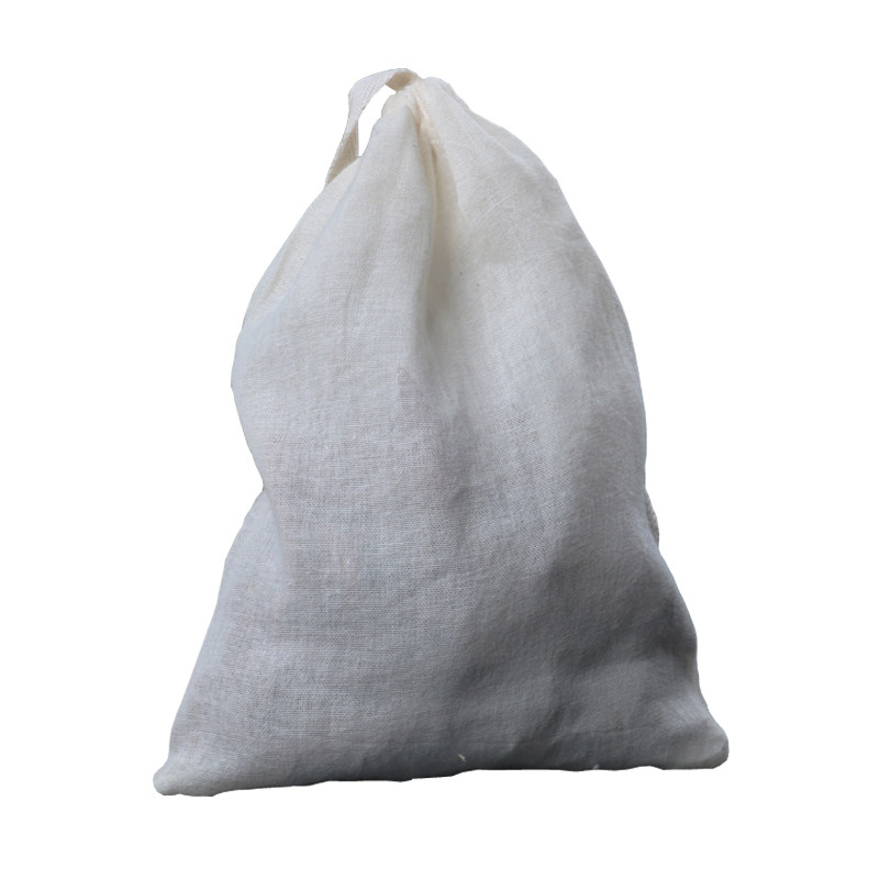 5个装纯棉过滤沙布泡酒隔鱼骨中药泡脚纱布袋家用小号卤料包加厚