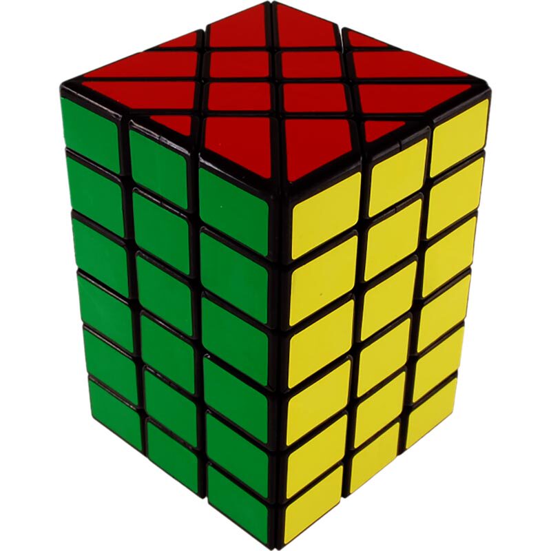 calvin开尔移棱魔方crazybad4x4x6fishercuboid446异形魔方
