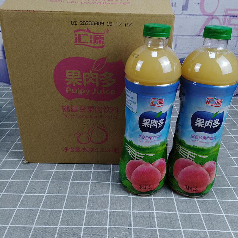 汇源复合桃汁果肉新鲜浓缩大瓶营养健康维生素早餐