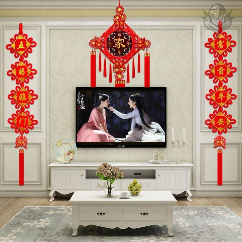 客厅电视两边挂件电视墙背景墙装饰品创意乔迁新居壁饰