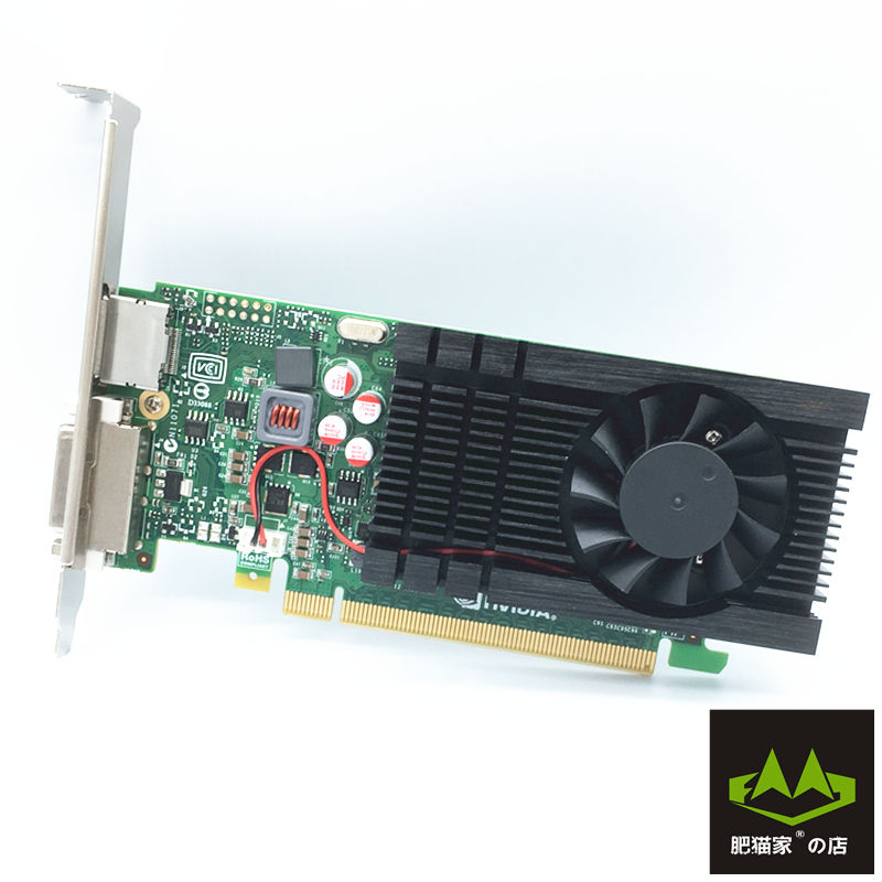肥猫家の店gt7302g半高刀卡单槽品牌机显卡