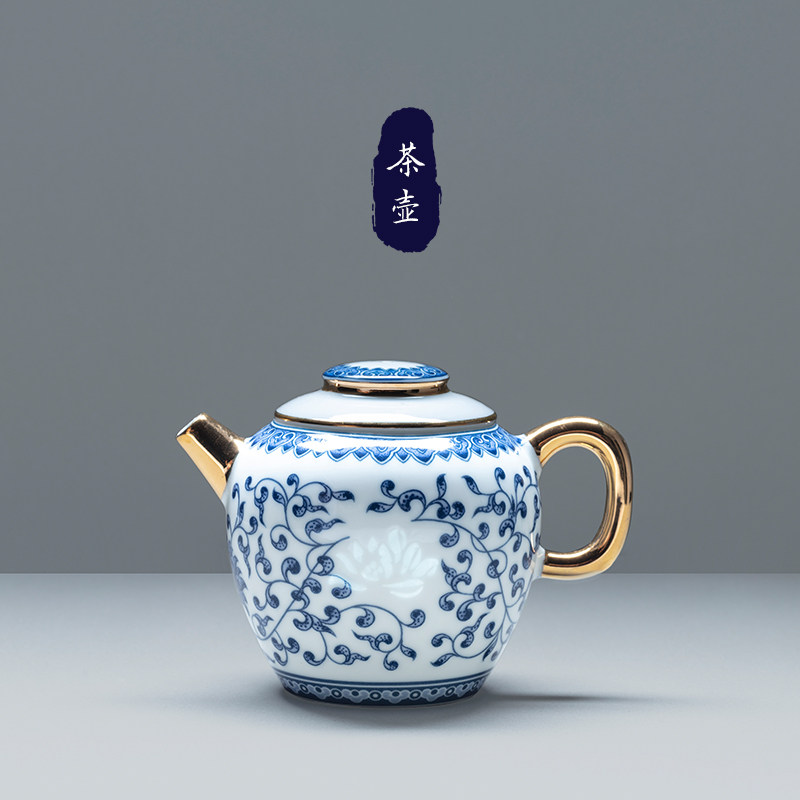 玉柏玲珑白瓷家用茶杯陶瓷旅行便捷过滤茶具旅行茶具