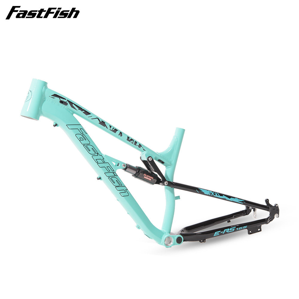 fastfish快鱼山地自行车16寸架高软尾铝合金车架后胆自行车车架