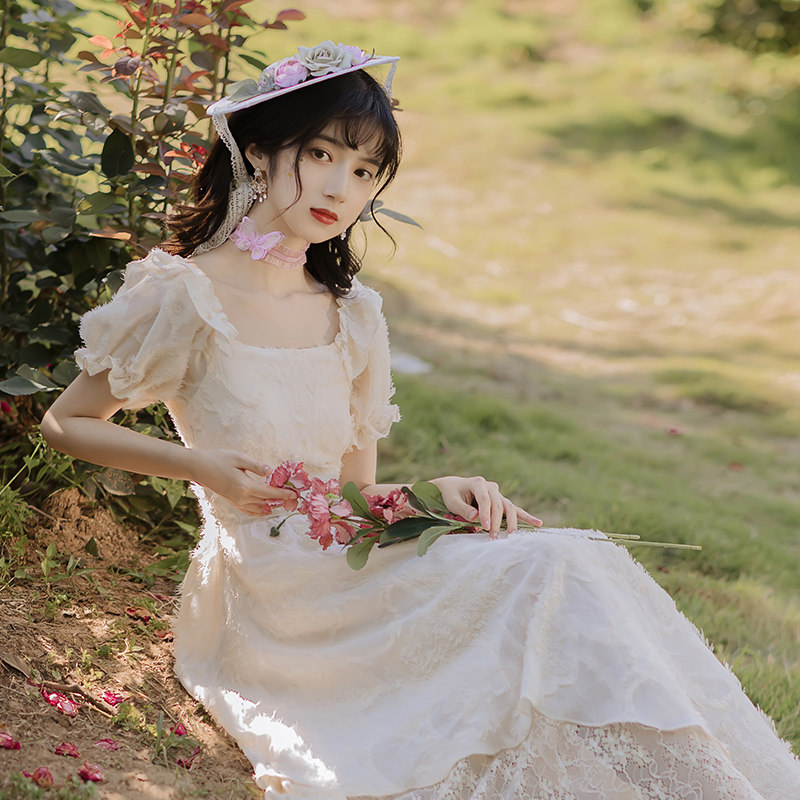 仙女连衣裙长款超仙甜美气质显瘦女神范长裙女夏礼服裙子平时可穿