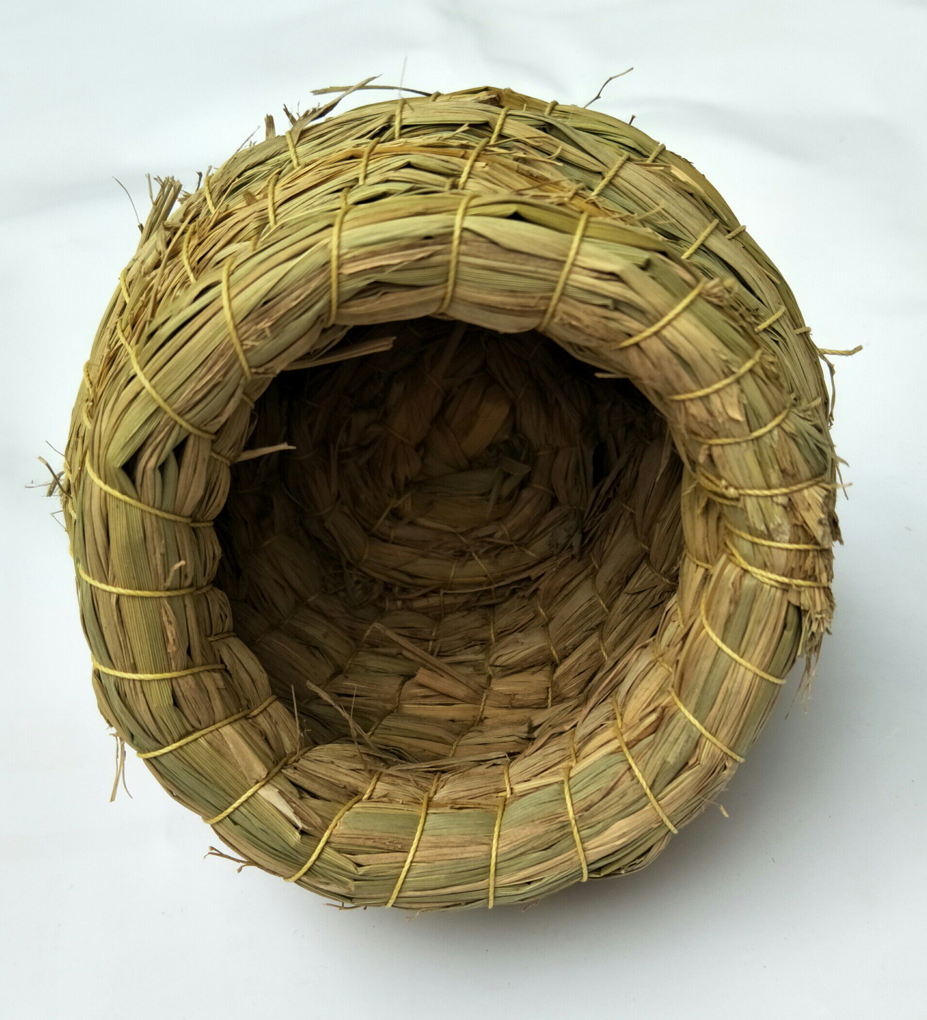 牡丹文鸟珍珠虎皮鹦鹉十姐妹七彩窝草编鸟窝鸟巢窝繁殖窝一个包邮