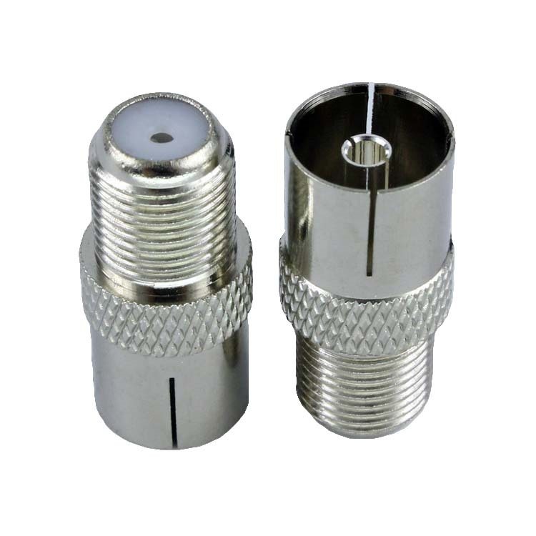 rf转接头英制全铜母转电视tv转换接头机顶盒f头