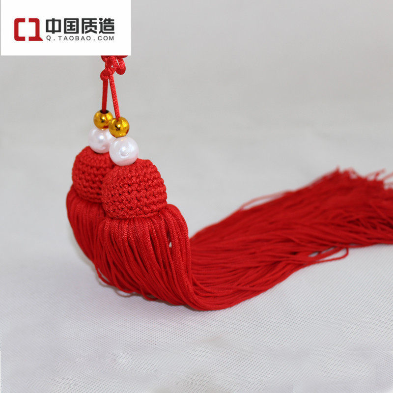 剑穗武术冰丝红色长剑太极剑木兰流苏比赛长穗更多太极配件