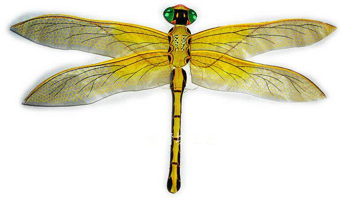 风筝潍坊传统小蜻蜓竹子骨架舞台道具不飞风筝