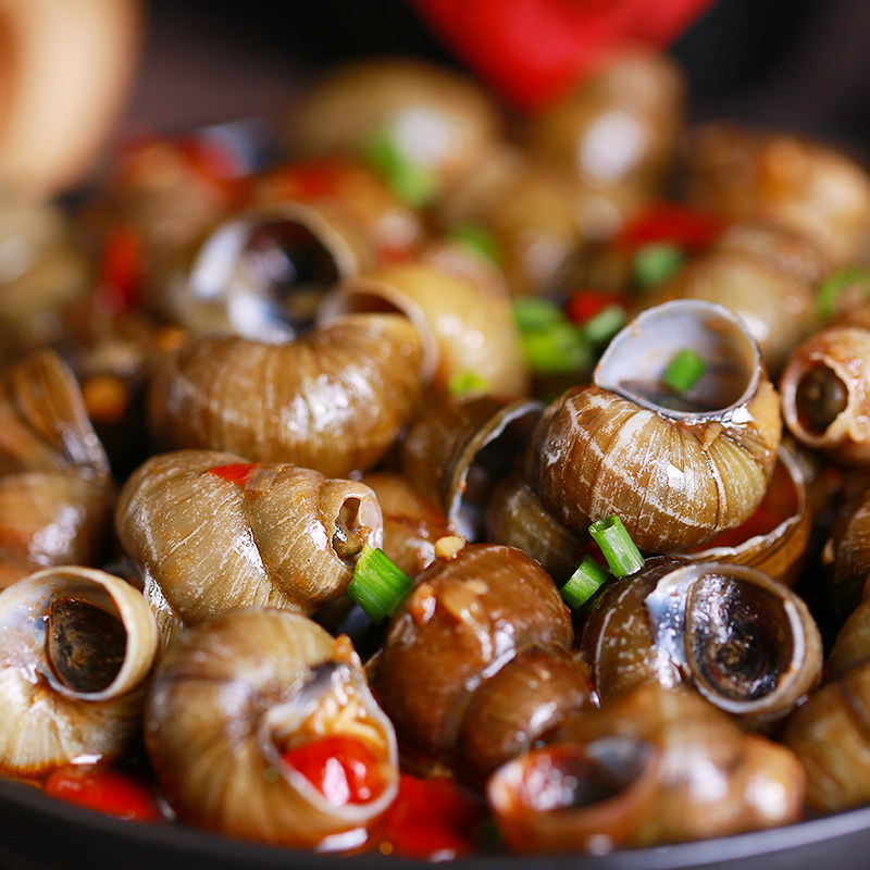 田螺肉零食河海鲜麻辣螺丝嗦螺肉熟食香辣500g罐装即食下酒菜零食