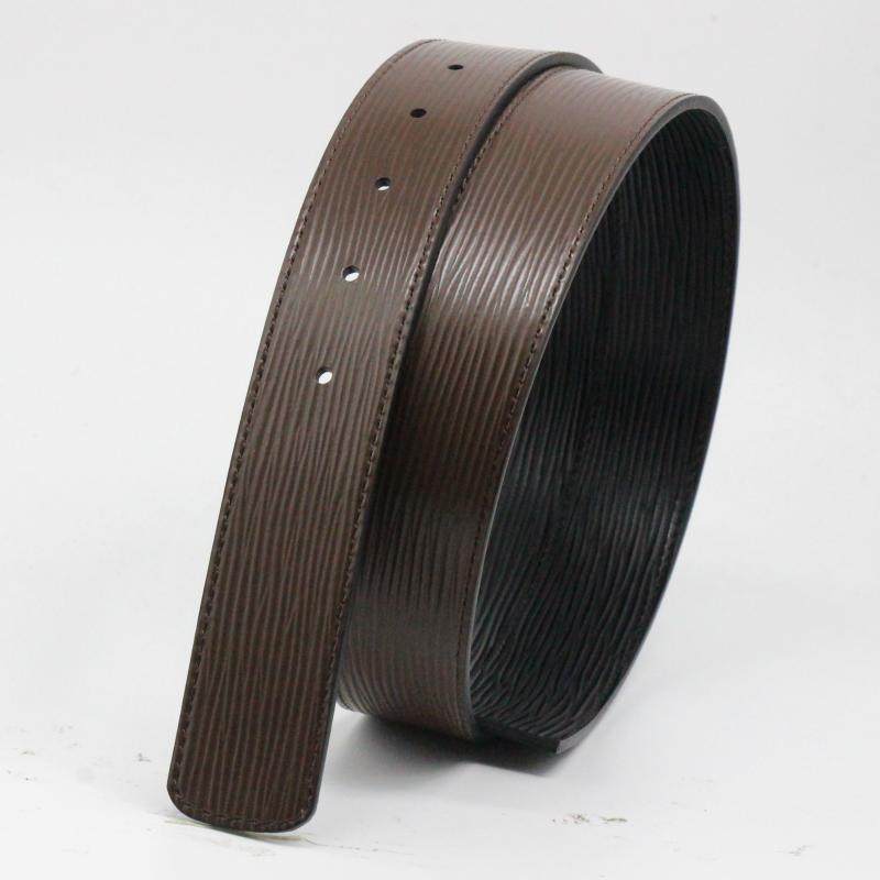 皮带针扣裤带无扣牛皮平滑男士腰带打孔带头腰带