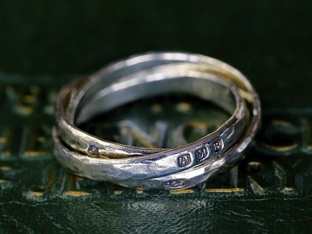 日本ampjapan17ajk251bibbidibobbidiboo三位一体戒指戒指