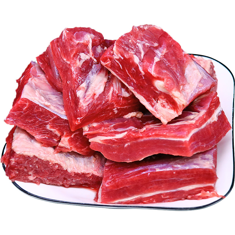 4斤原切牛腩大块精修牛腩块包邮新鲜冷冻进口生牛肉