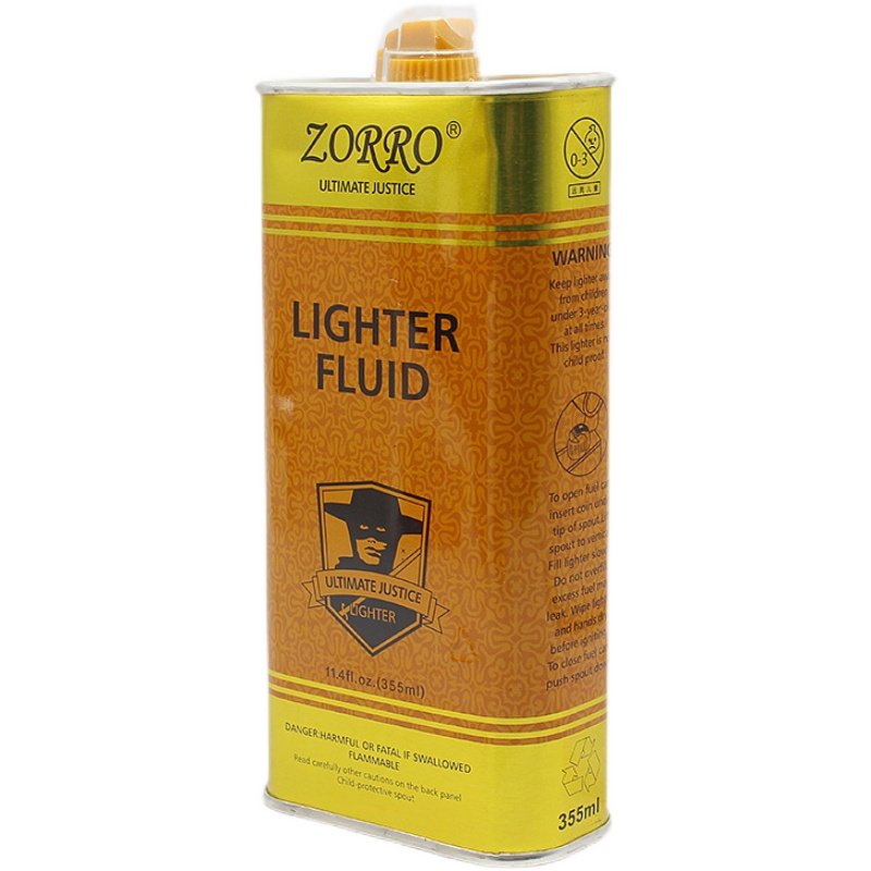 佐罗正品打火机煤油燃油355ml毫升大瓶火机机油煤油打火机
