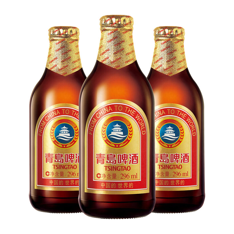 青岛啤酒金质小瓶296ml*24瓶(热品库)