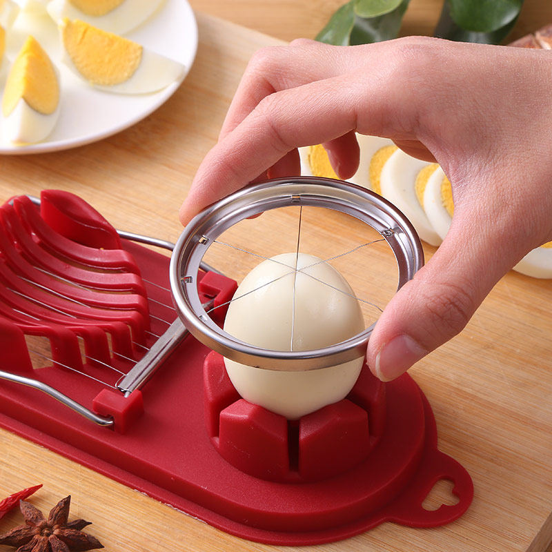 花式切蛋器家用切鸡蛋切皮蛋一切二松花蛋多功能二合一不锈钢两用