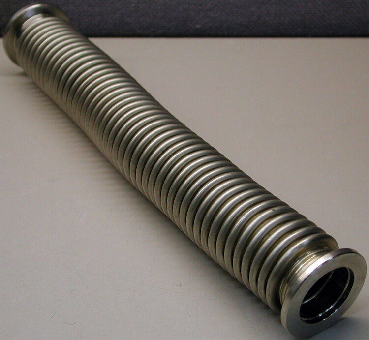 蓝星kf高真空波纹管快装柔性真空软管kf50氮气测漏真空109pa