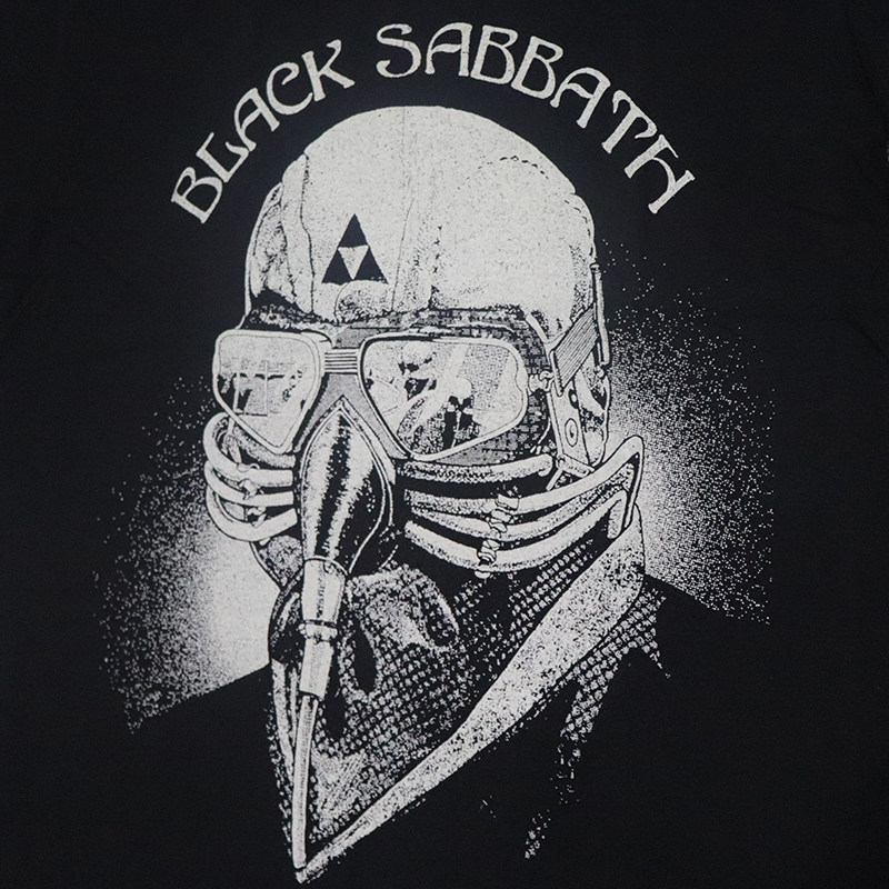 摇滚乐队blacksabbath黑色安息主题印花短袖欧美潮流纯棉t恤