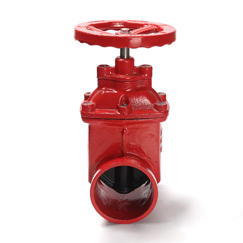 闸阀消防沟槽暗杆z85x卡卡箍软密封dn50闸阀