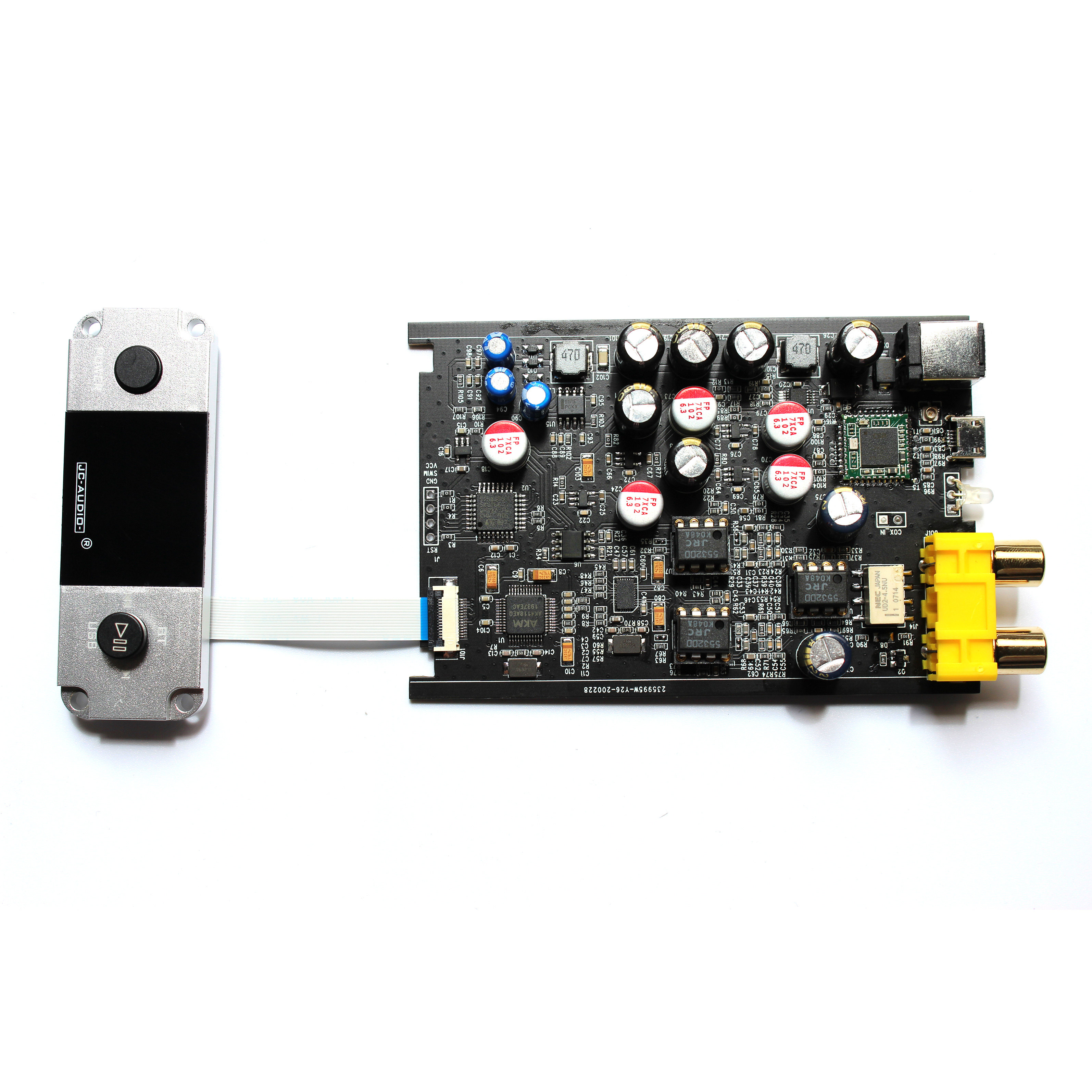 jcsq5无线蓝牙解码器csr8675ess9038q2m支持ldacaptxhd车载解码器