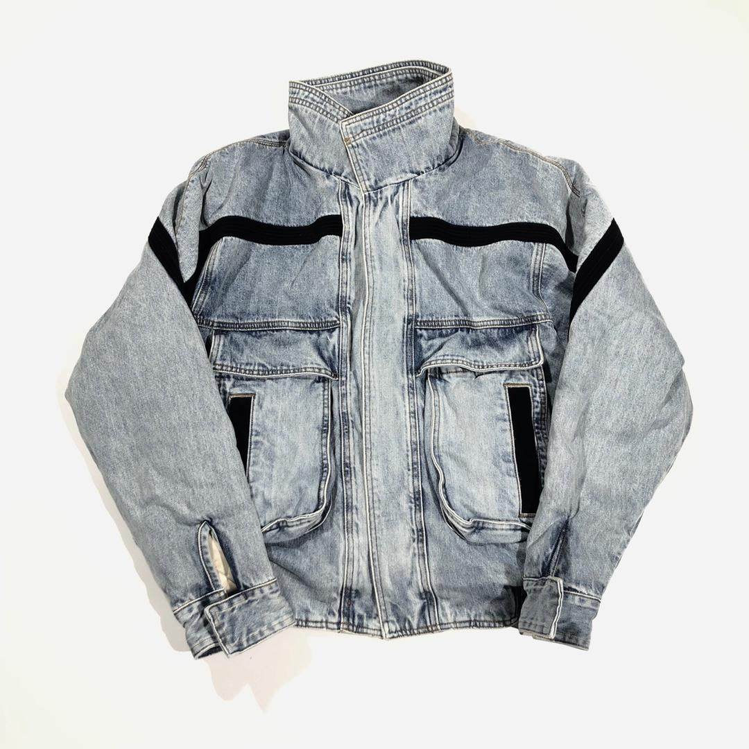 牛仔水洗限时外套夹克丹宁做旧季水洗第六fog夹克