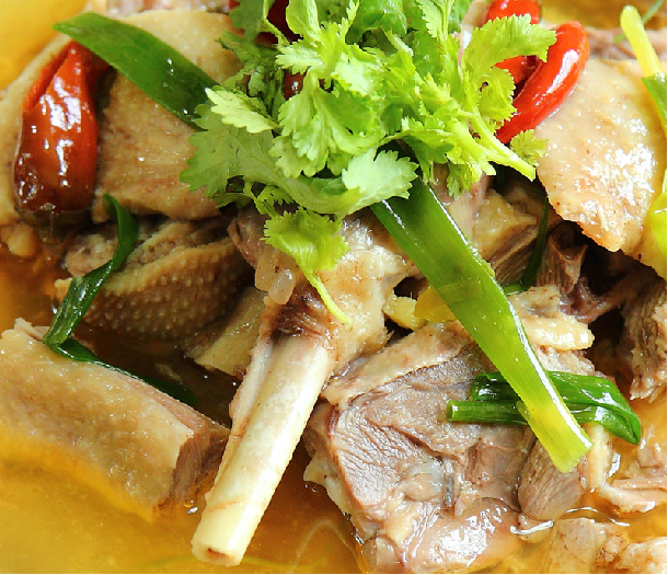 固始特产汉鹅块真空包装即食火锅私房鸡熟食