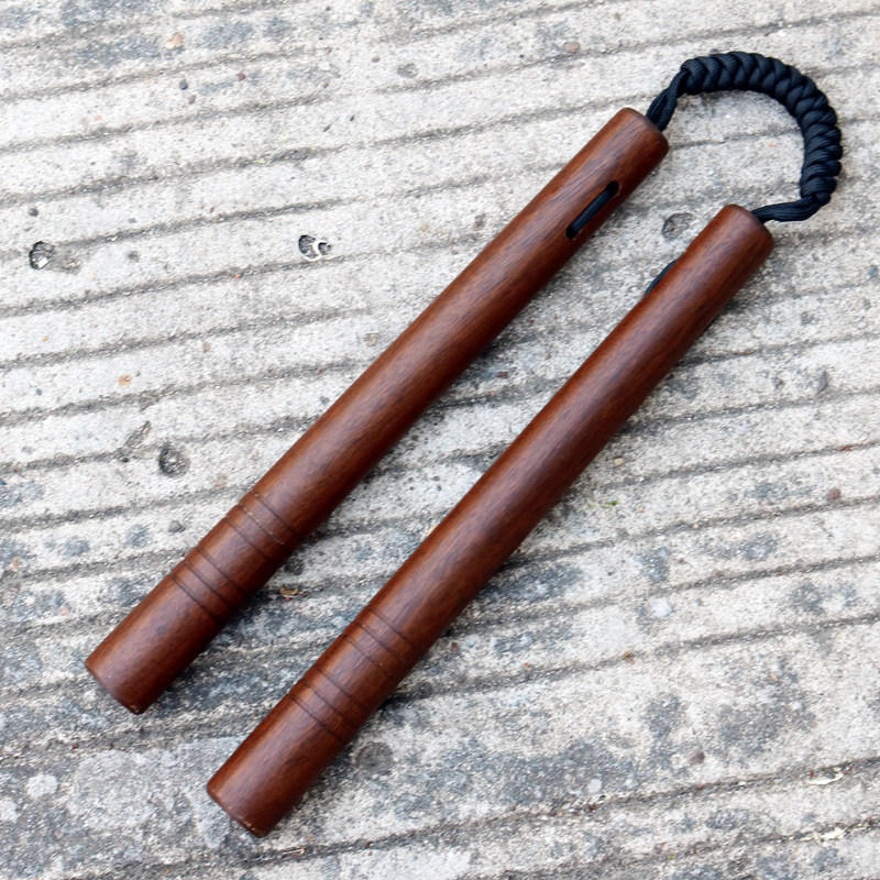 节棍实心木头成人初学者练习木质双截李小龙实战双截棍