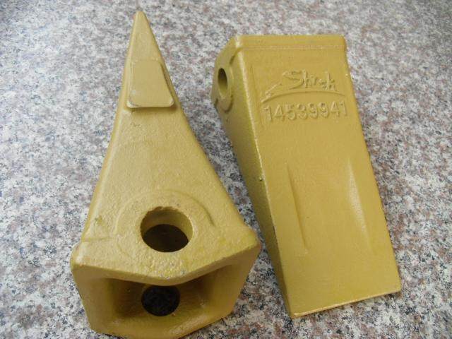 挖机配件现代r225-7斗齿牙齿钭牙勾机挖齿5.1kg