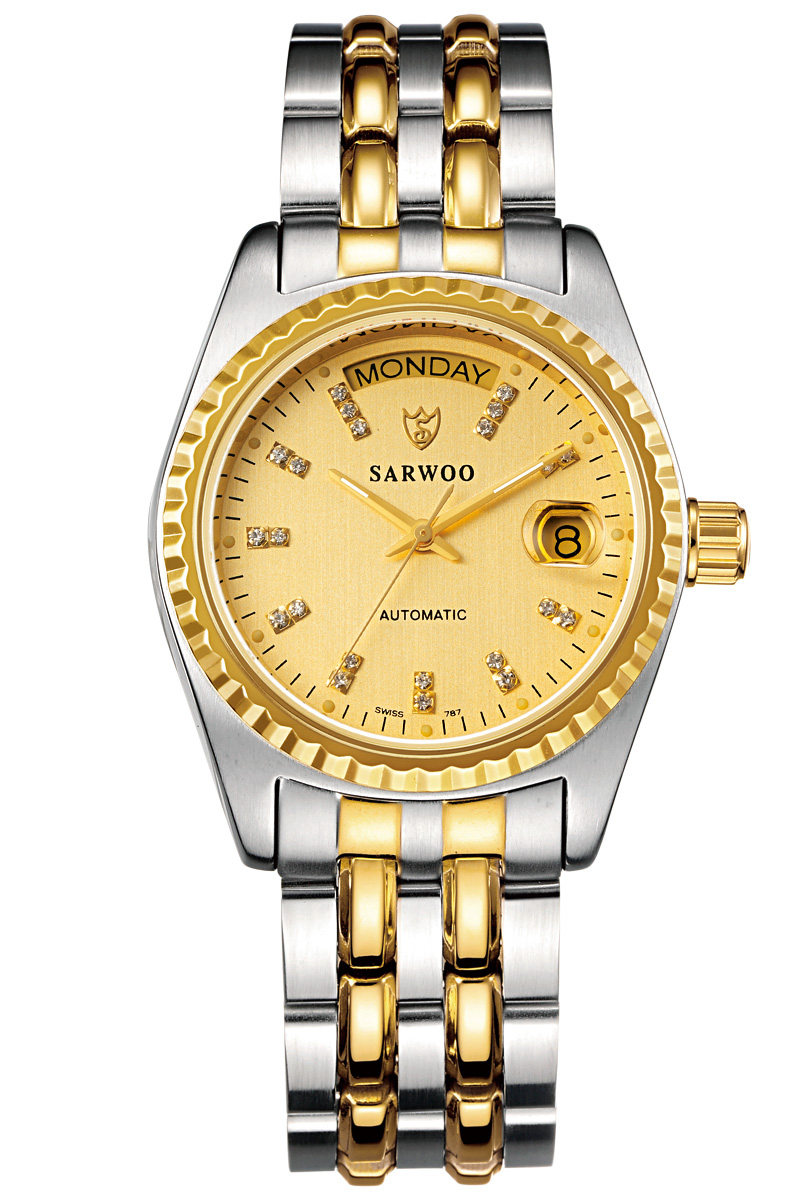 手表正品商沃多功能男士防水腕表夜光男表全自动国产腕表