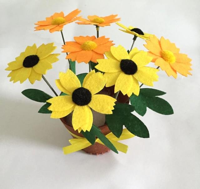 花盆幼儿园手工手工制制作材料diy小学生eva手工艺品手工创意粘贴类