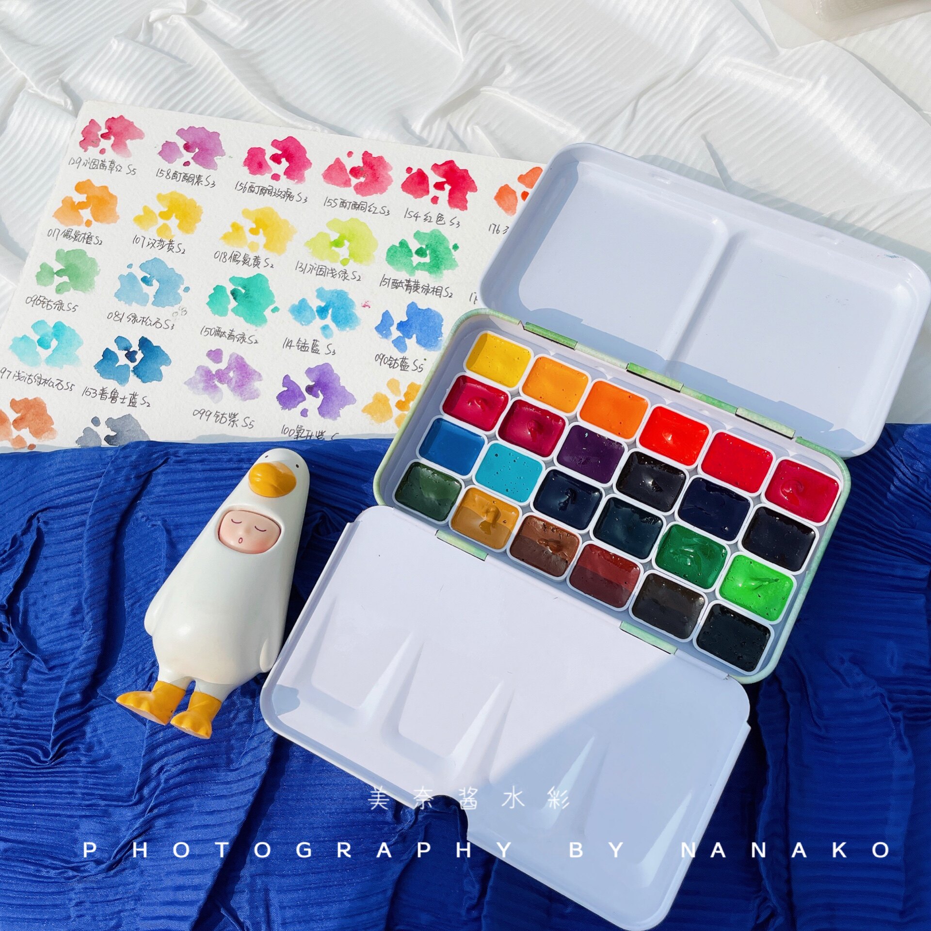 mgraham格雷姆mg7024色分装固体大师级水彩颜料套装水彩颜料