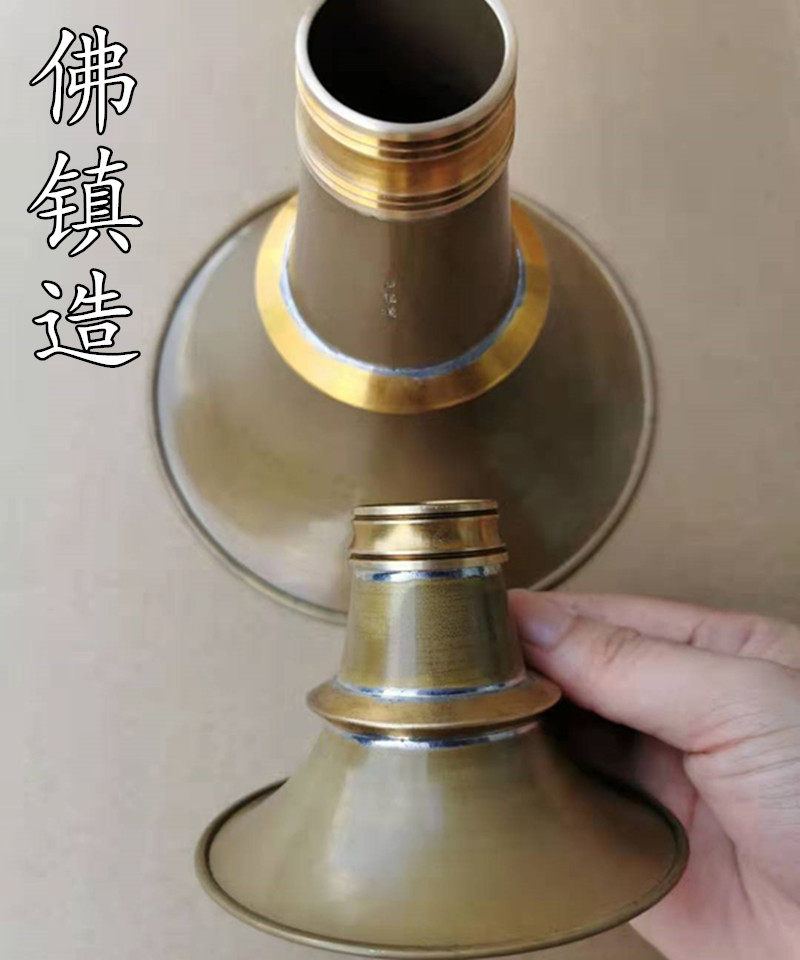 唢呐老式红白事红白民间dcf小号乐器加厚黄铜唢呐
