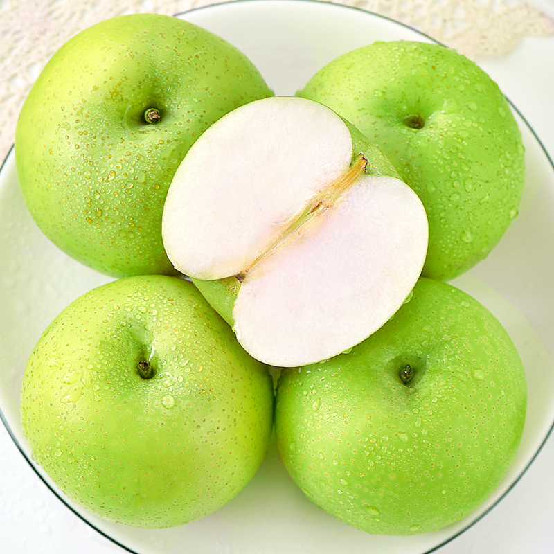 安徽砀山皇冠梨子10斤新鲜水果当季翠冠蜜梨梨