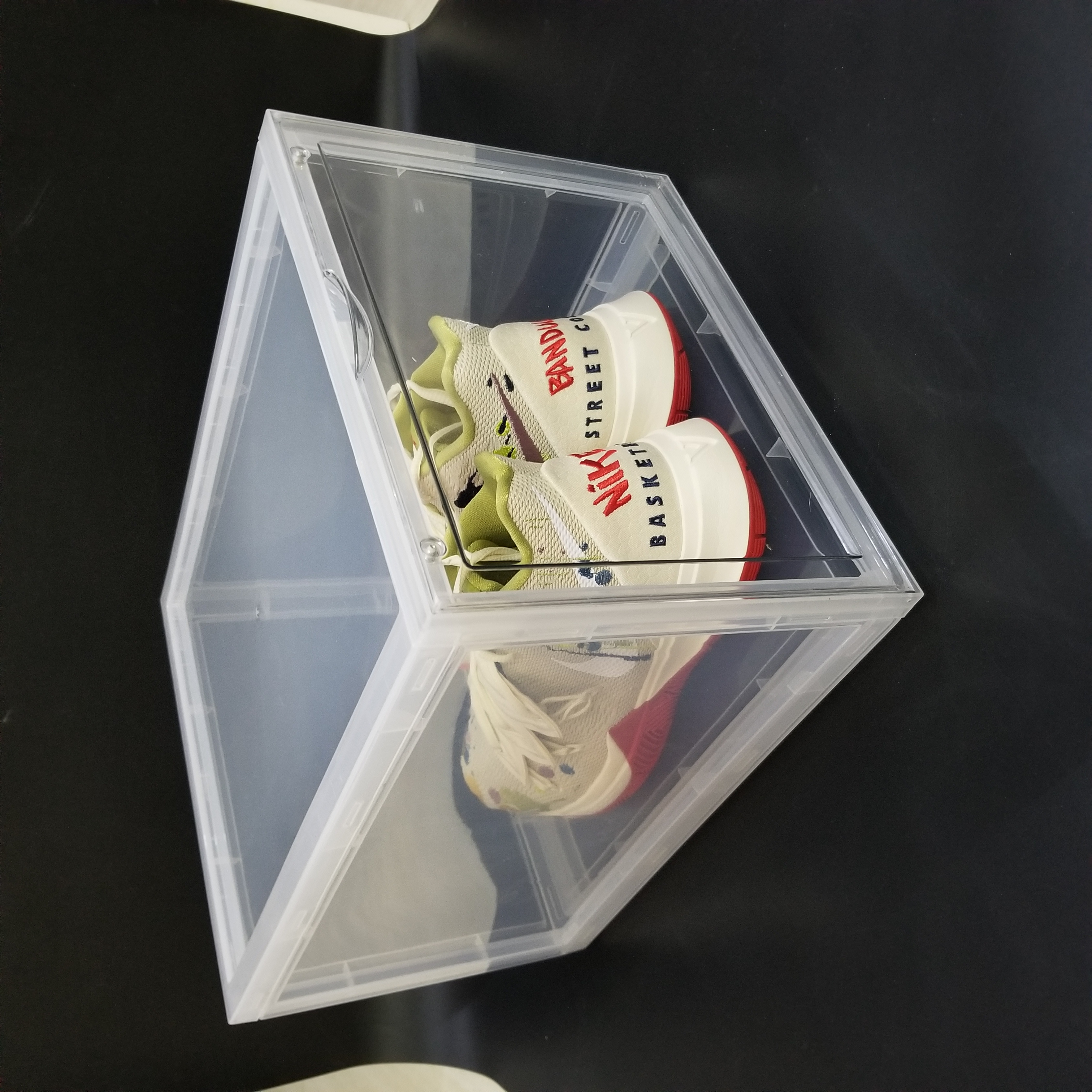 sneakeraj椰子正开收藏展示球鞋收纳透明鞋盒鞋盒