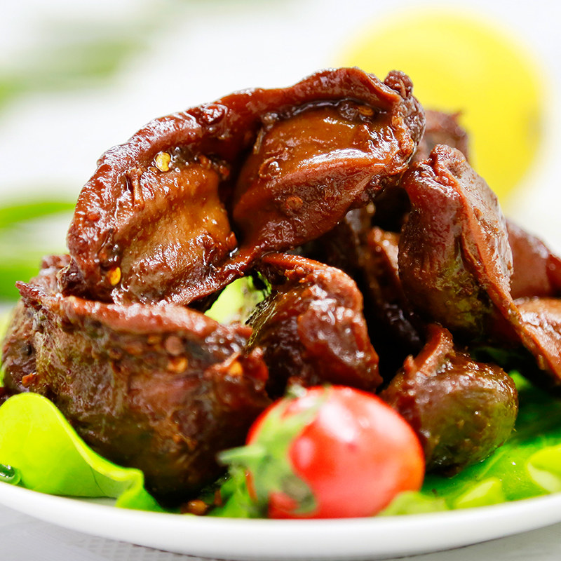 【周黑鸭官方自营_锁鲜】气调盒装卤鸭肫鸭胗180g 零食小吃h