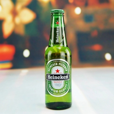 荷兰原装进口喜力皮尔森啤酒海尼根啤酒起盖喜力250ml24瓶