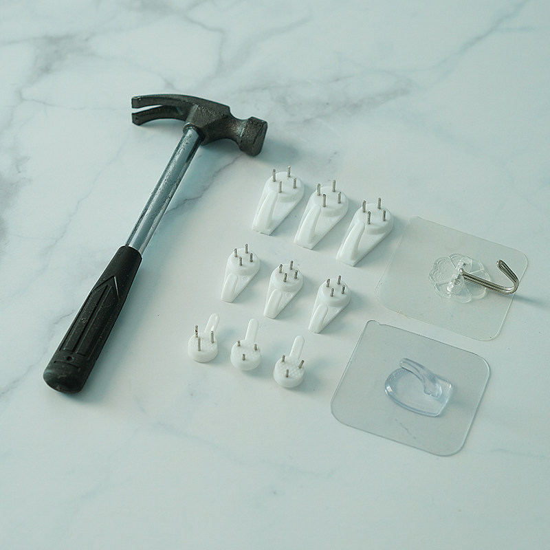 创意家居无痕迹墙钉照片十字绣挂钟相框镜框无痕挂钩钉