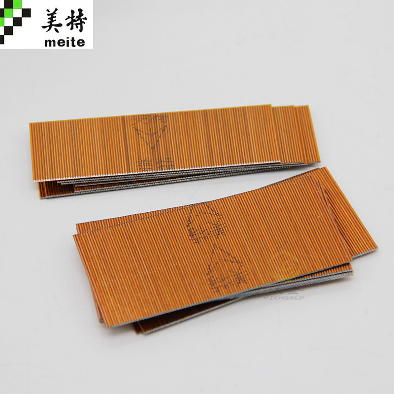 美特蚊钉排钉文钉蚊钉木工气枪钉子镀铜无头蚊针纹钉p622p630国标