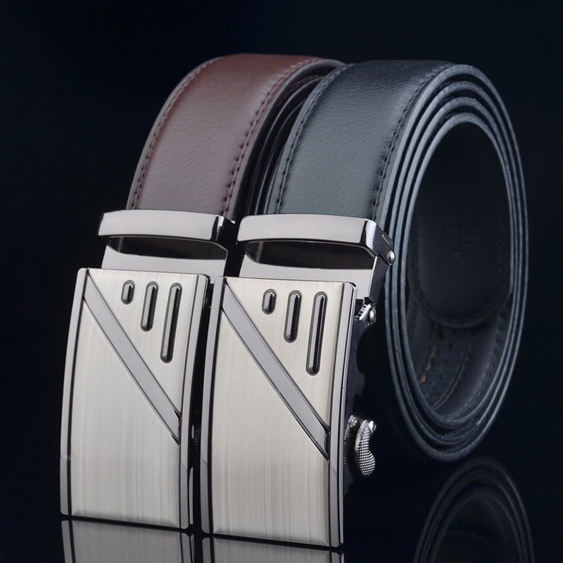 商务影楼摄影皮带真皮潮流时尚男正装西裤腰带韩版腰带
