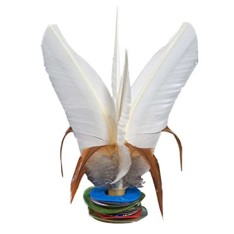 丹东福牌大白毽子防风毽快学生成人比赛用毽毽子