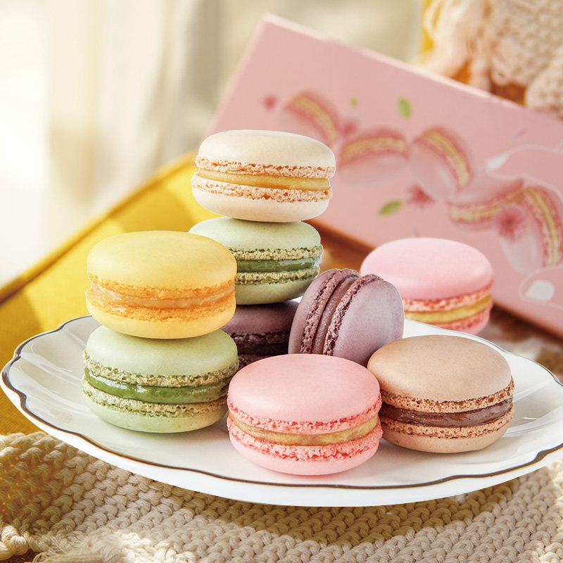 马卡龙甜点可爱西式糕点早餐零食食品网红小面包传统西式糕点
