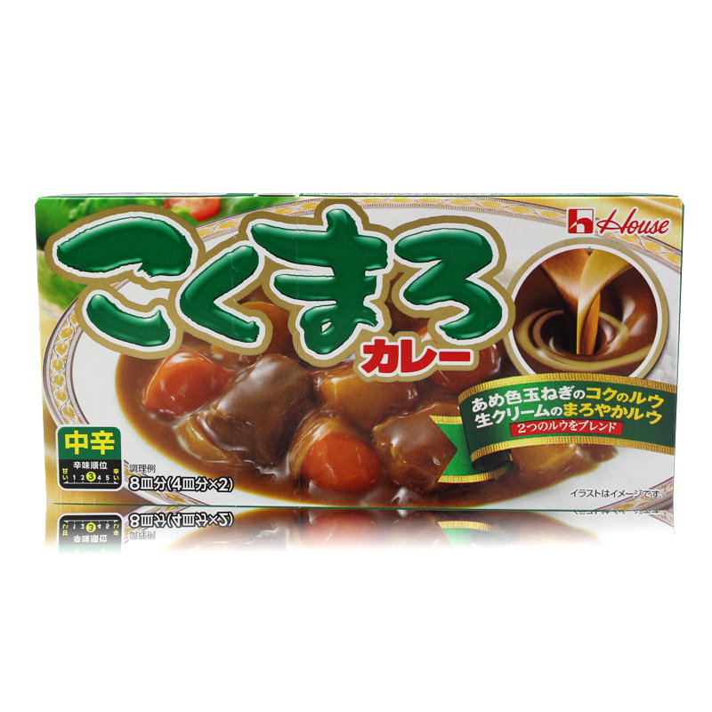 咖喱日本进口好侍浓厚香味微辣酱膏调味料140g咖喱