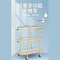 Hotel commercial delivery small cart Reception refreshments tea Water caravan Cake cart Zero food set up Nordic mobile dining car